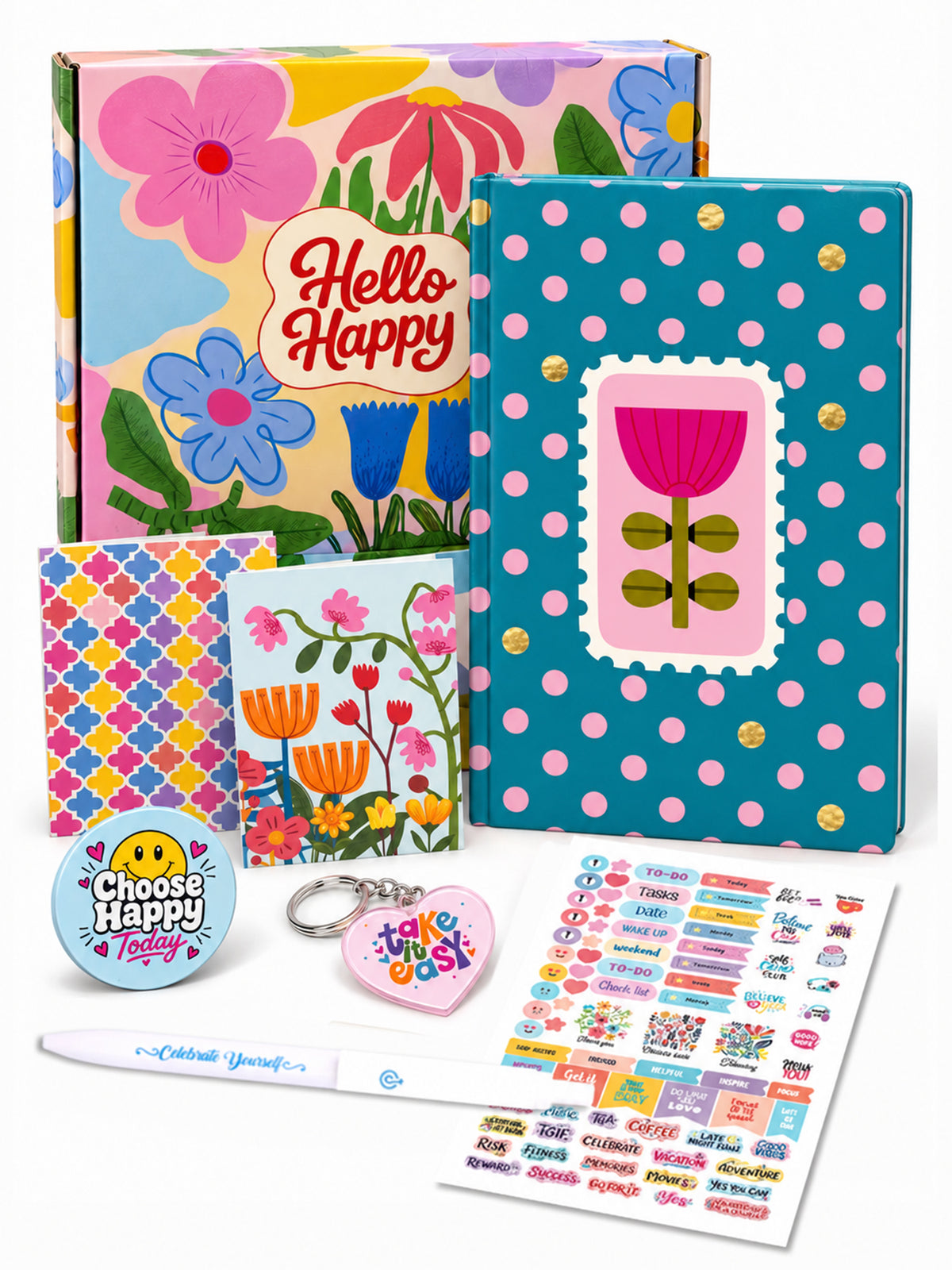 A5 Undated 2027 Planner- Tulip Pop