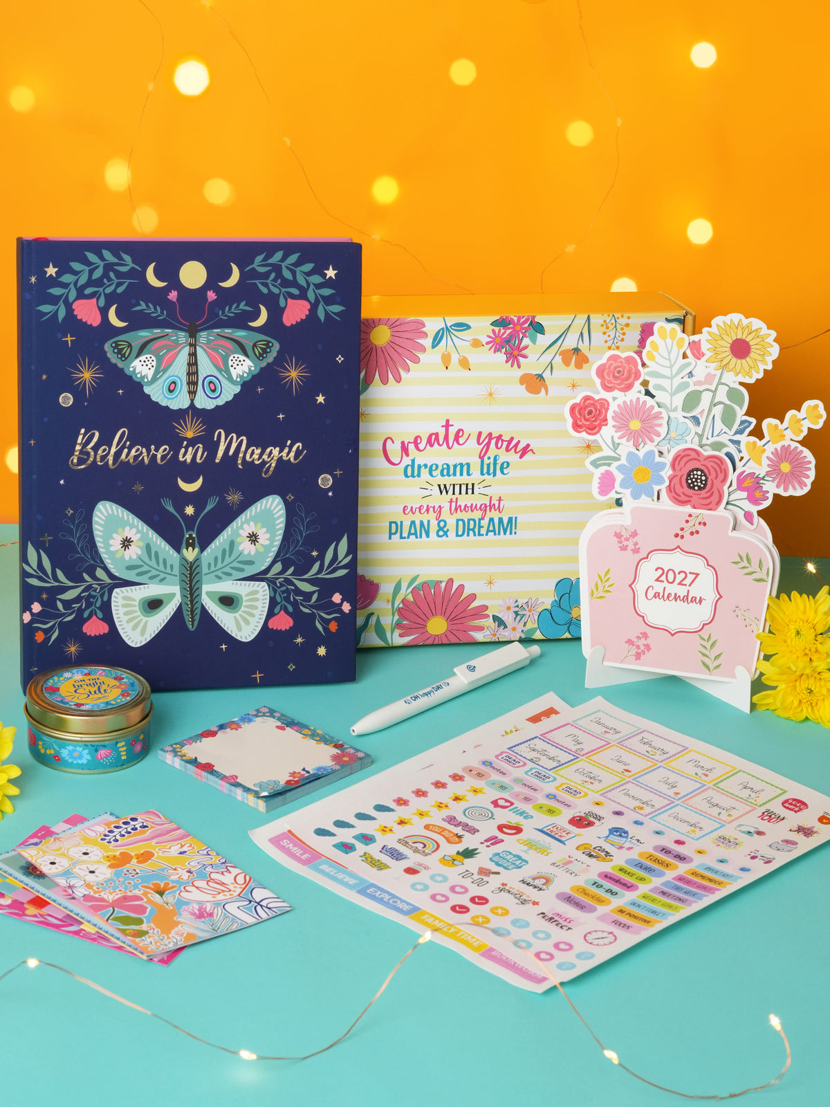 B5 Dream Life Undated Yearly Planner - Wing Spell