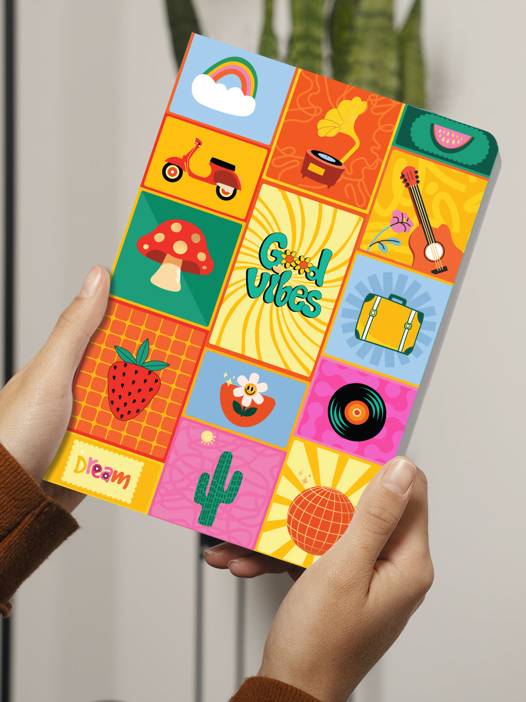 A5 Soft Cover Notebook-Daily Vibes 14