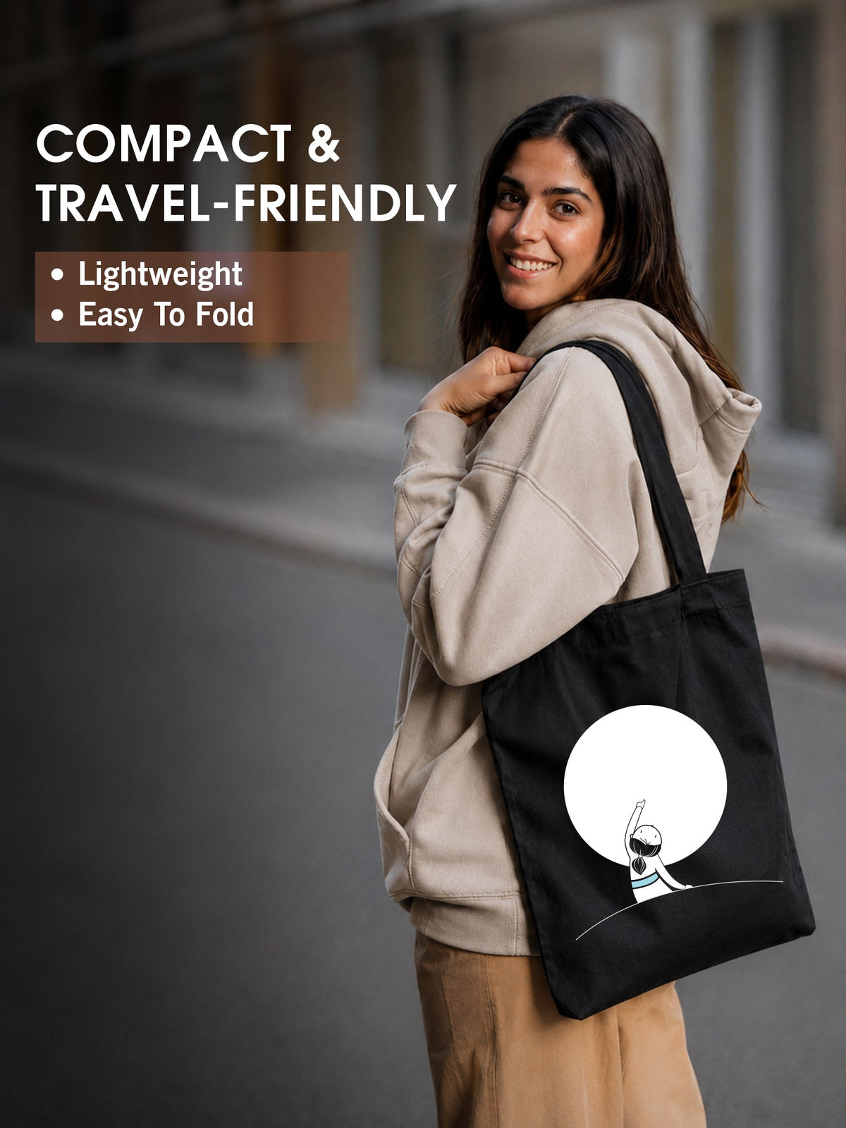 Calm Moon Tote Bag