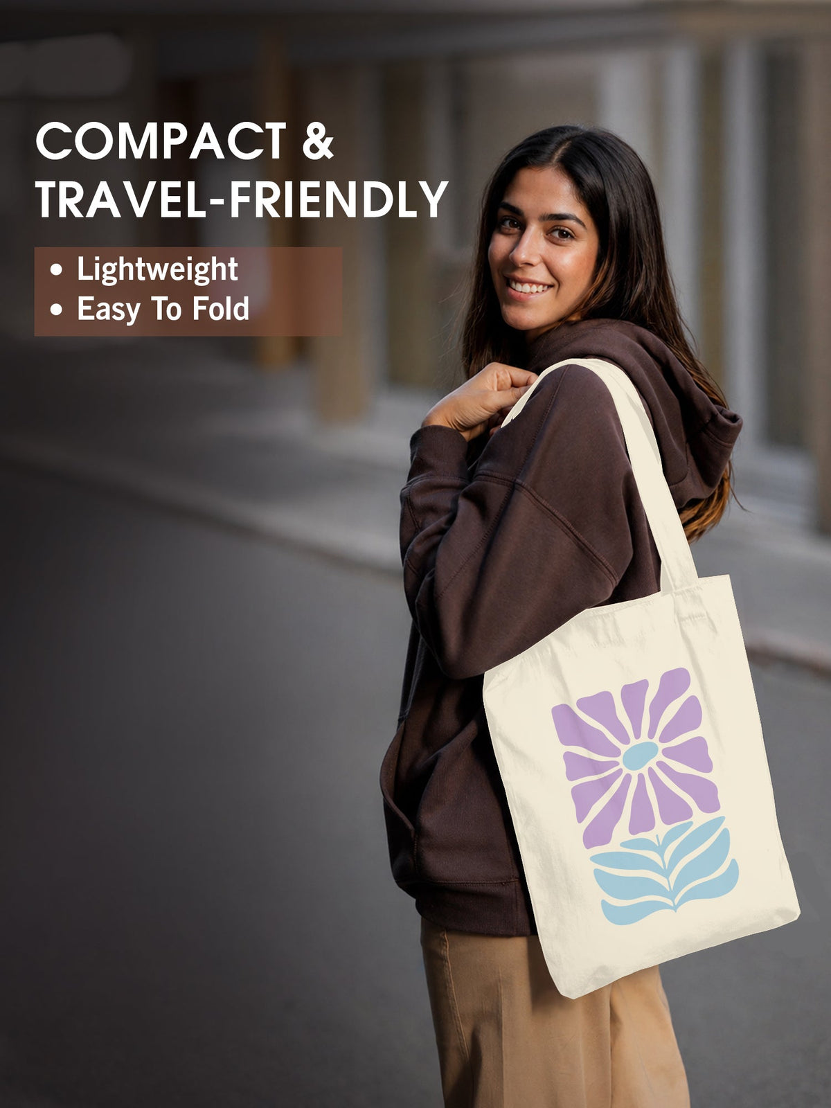 Lilac Bloom Aesthetic Tote Bag