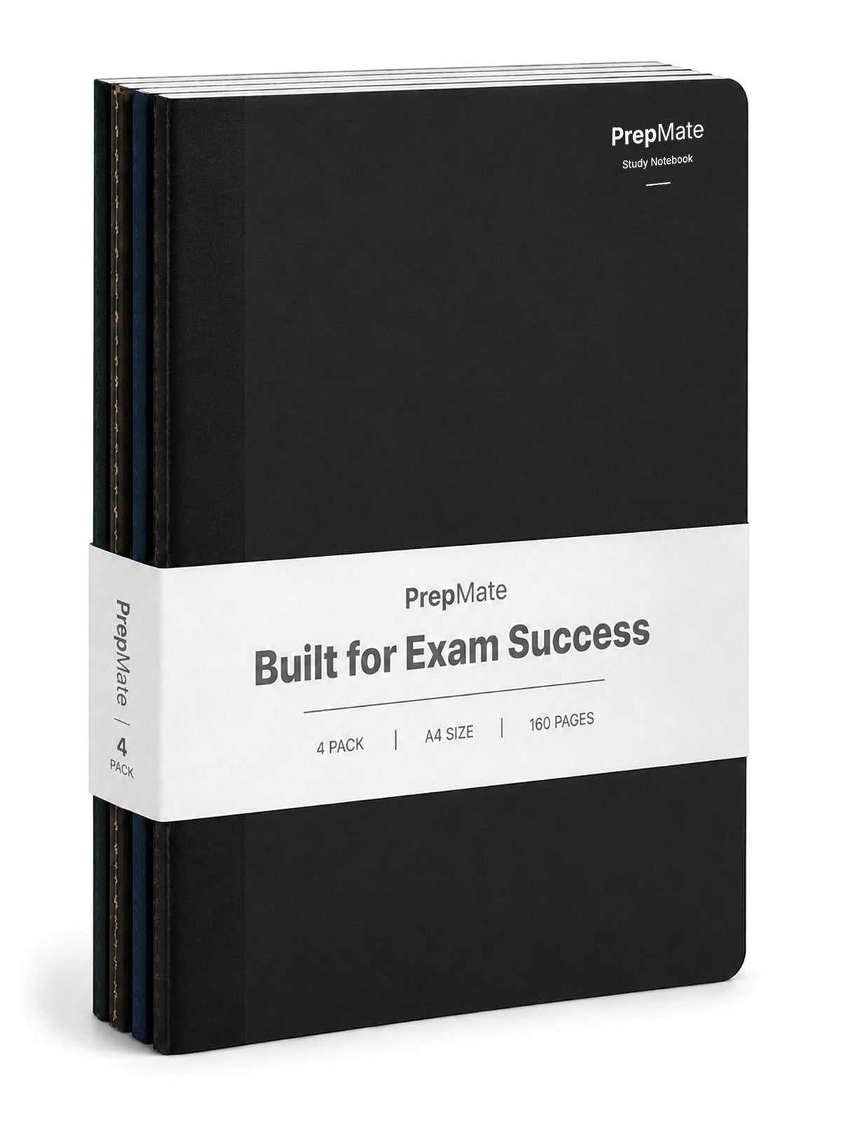 A4 Study Notebooks Pack of 4 | PrepMate Multi