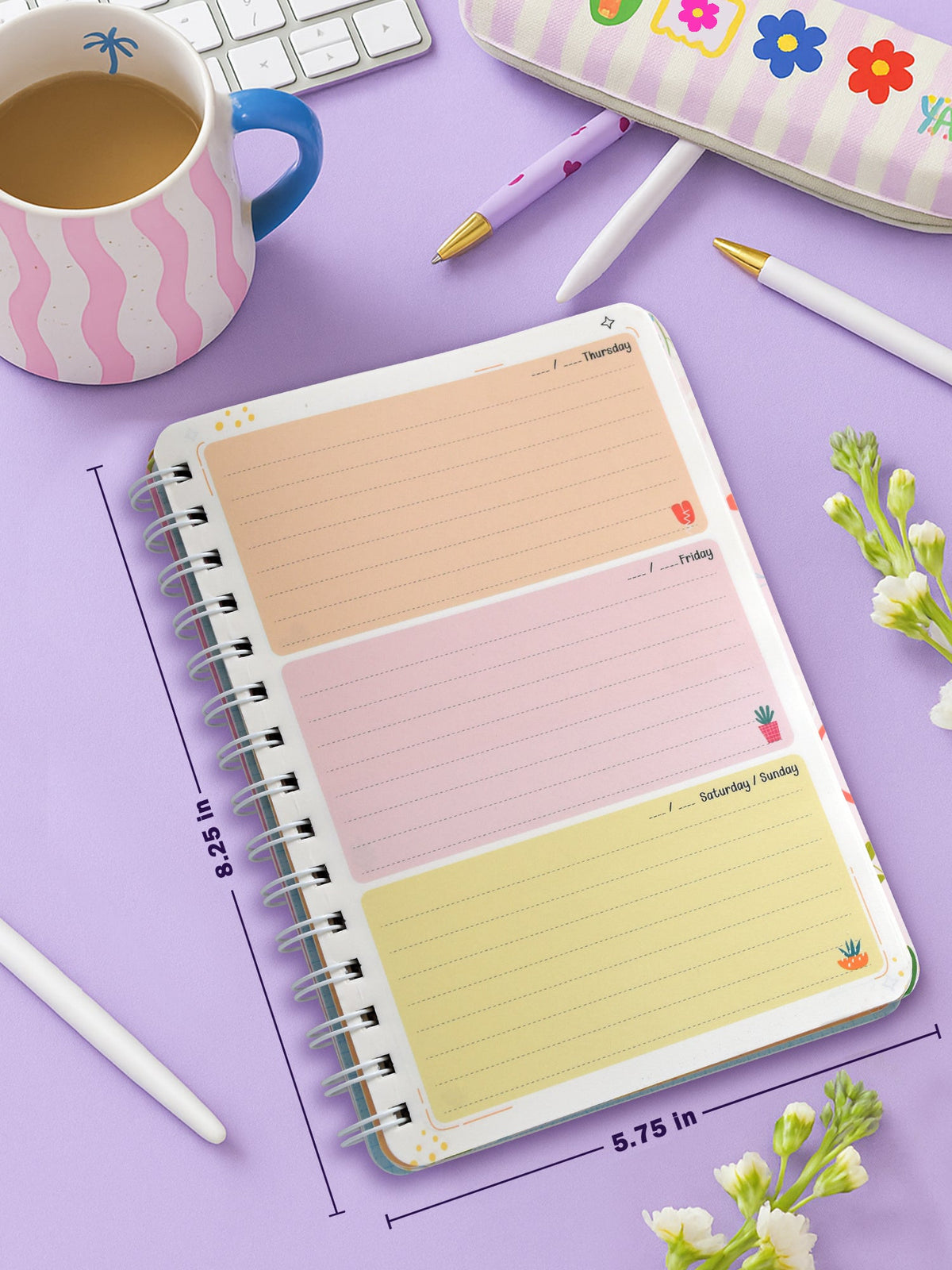 Personalized A5 Dream Life Planner - Rise & Inspire