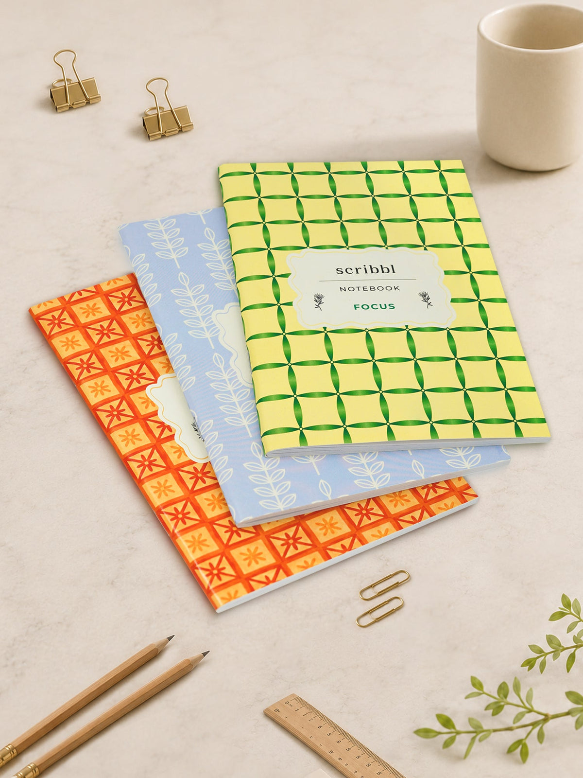 Scribbl Notebook Set of 3