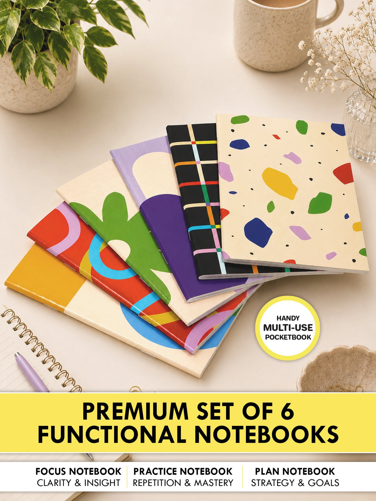Scribbl Notebook Set of 6