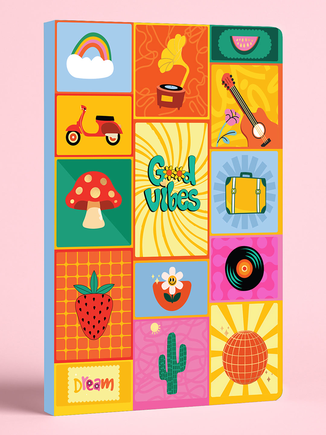 A5 Soft Cover Notebook-Daily Vibes 14