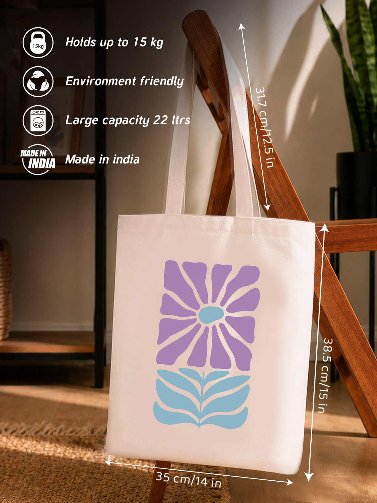 Lilac Bloom Aesthetic Tote Bag