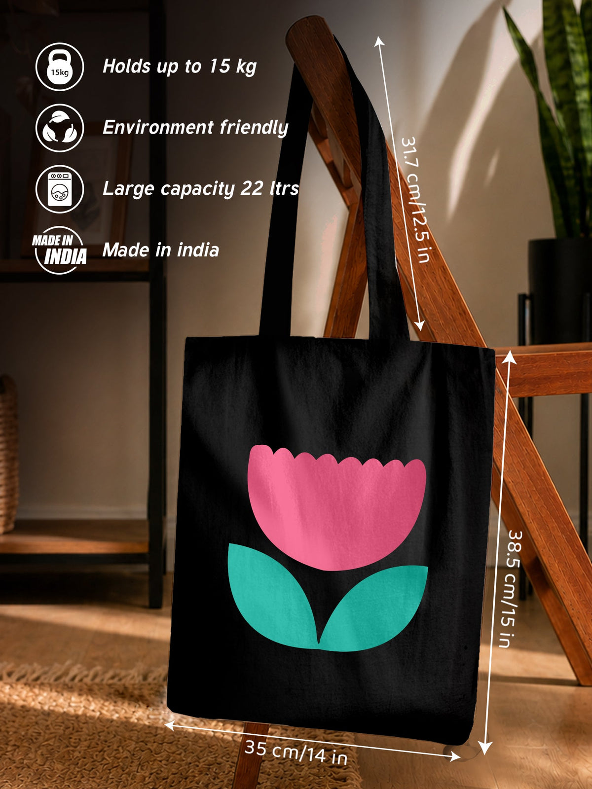 Urban Bloom Tote Bag