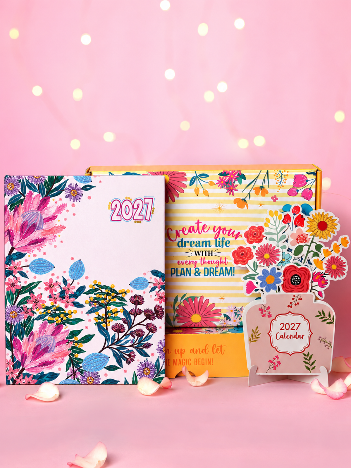 2027 Undated Yearly B5 Planner kit - Wild Meadow