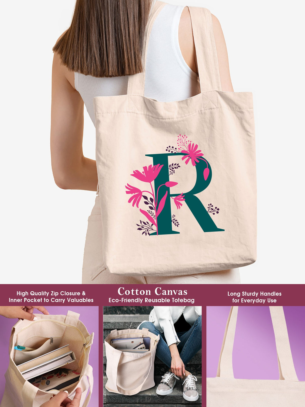 Initial R Monogram Gift Set