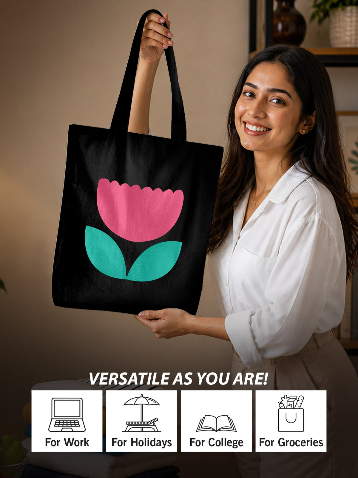 Urban Bloom Tote Bag
