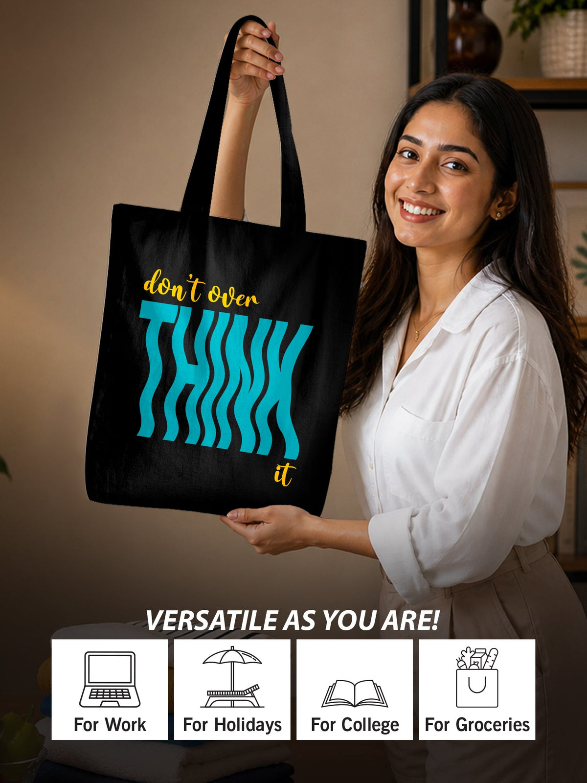 Wavy Mood Tote Bag
