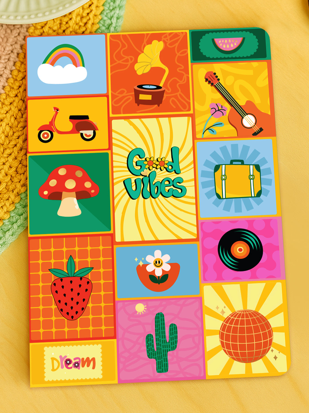 A5 Soft Cover Notebook-Daily Vibes 14
