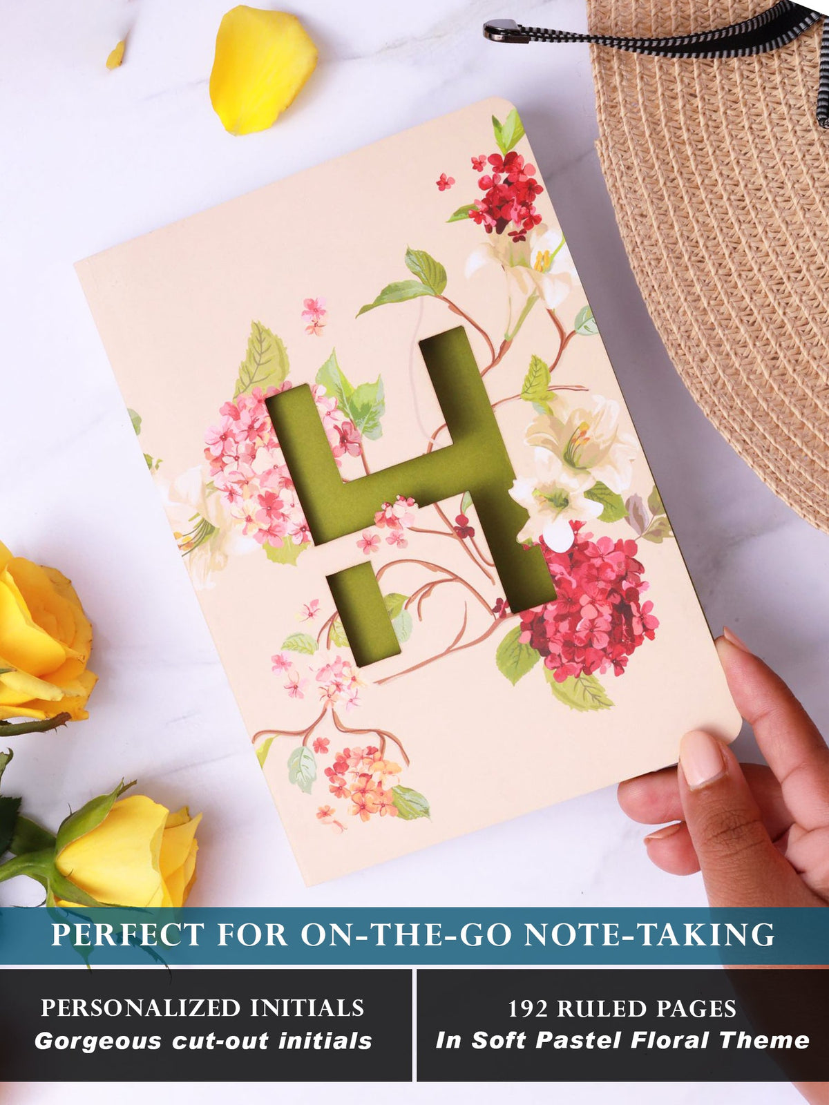 Initial H Monogram Gift Set