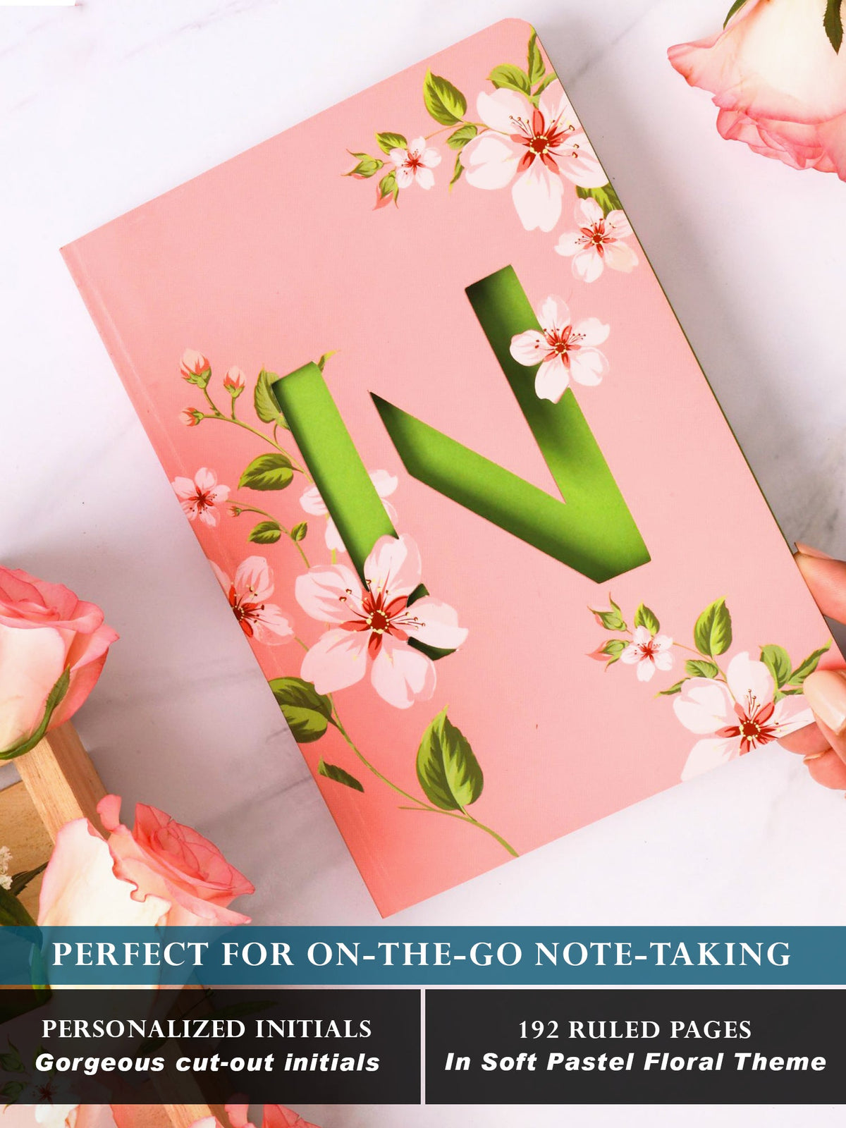 Initial N Monogram Gift Set