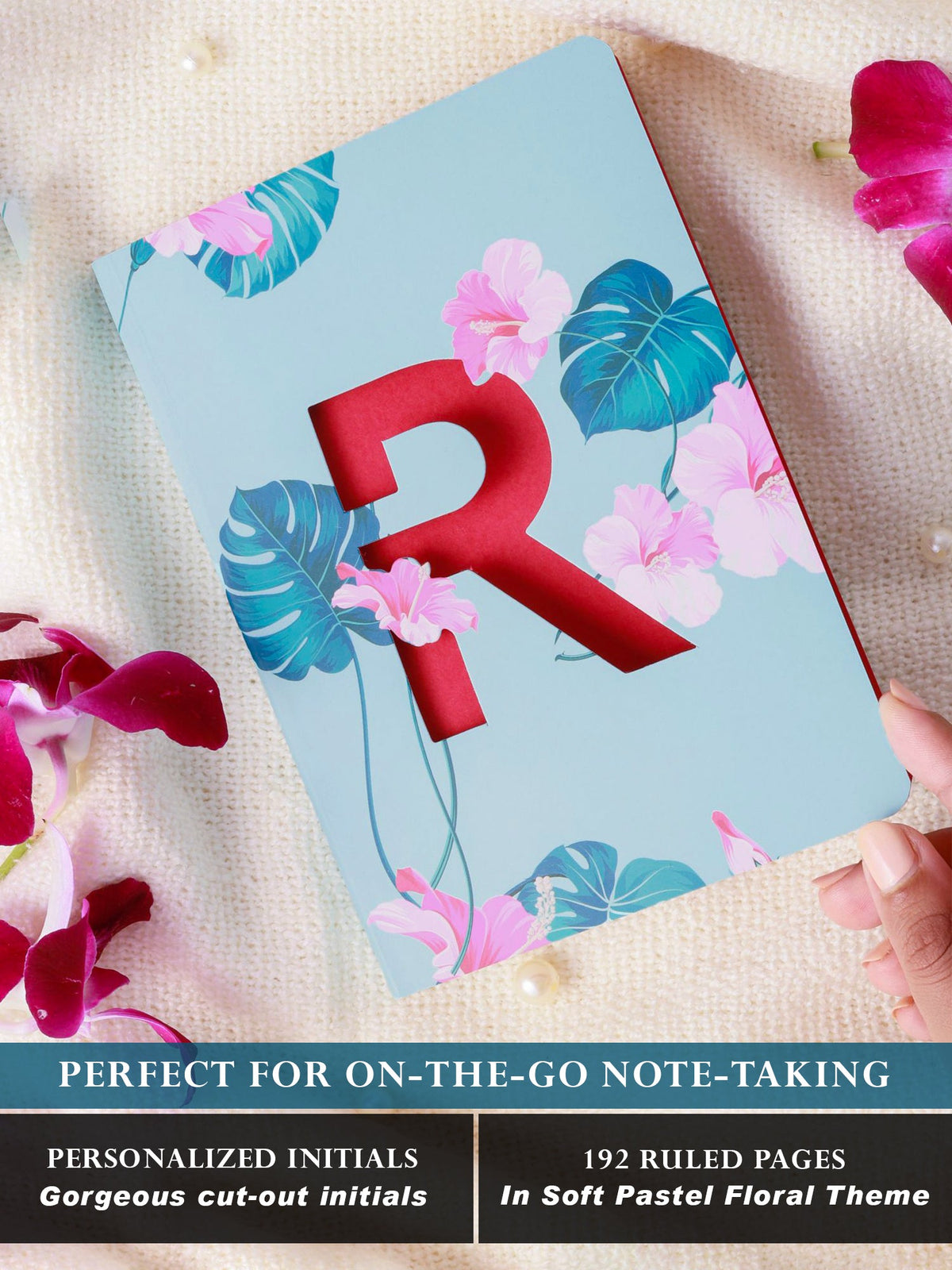 Initial R Monogram Gift Set