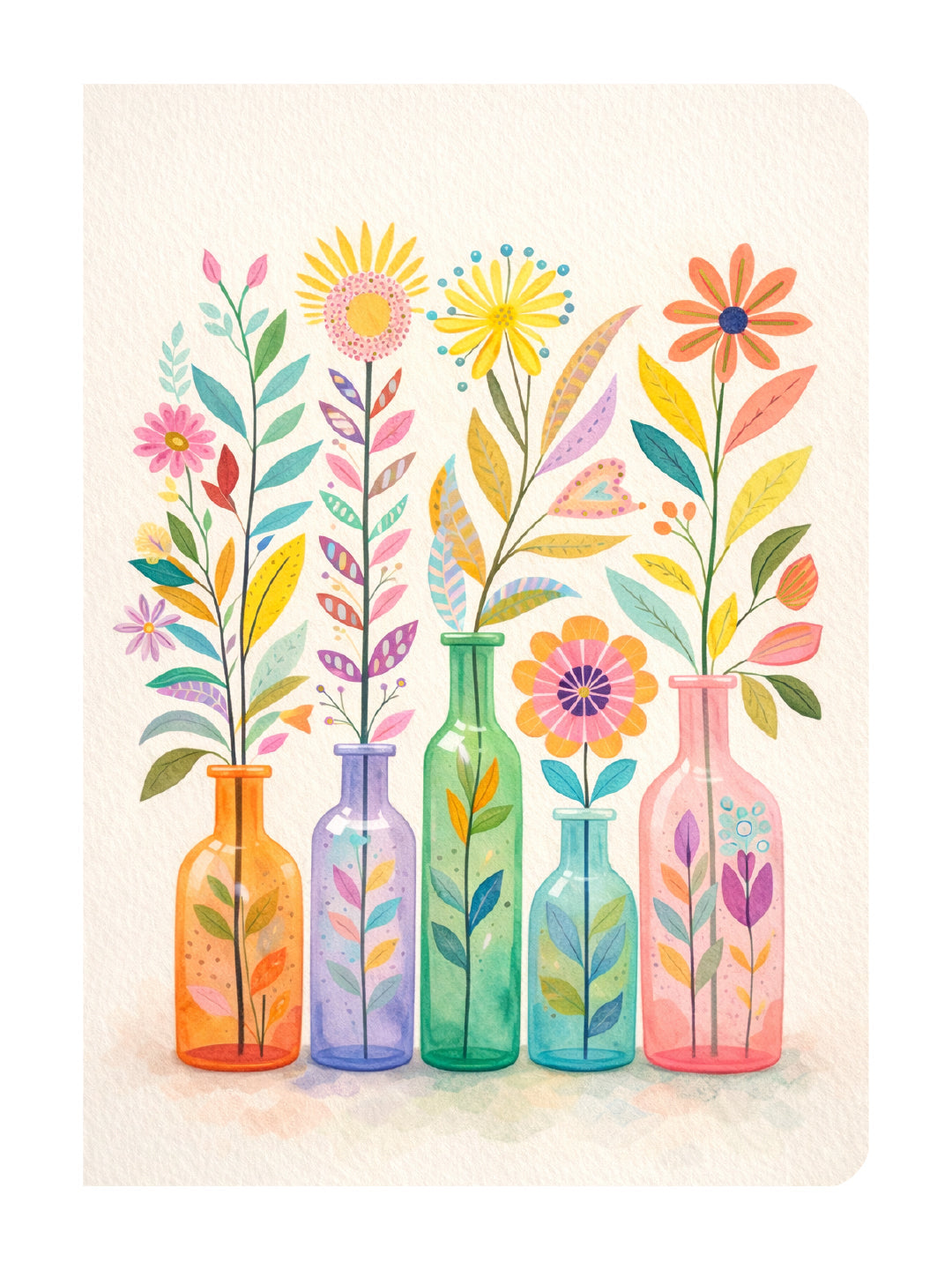 A5 Soft Cover Notebook-Daily Vibes 12