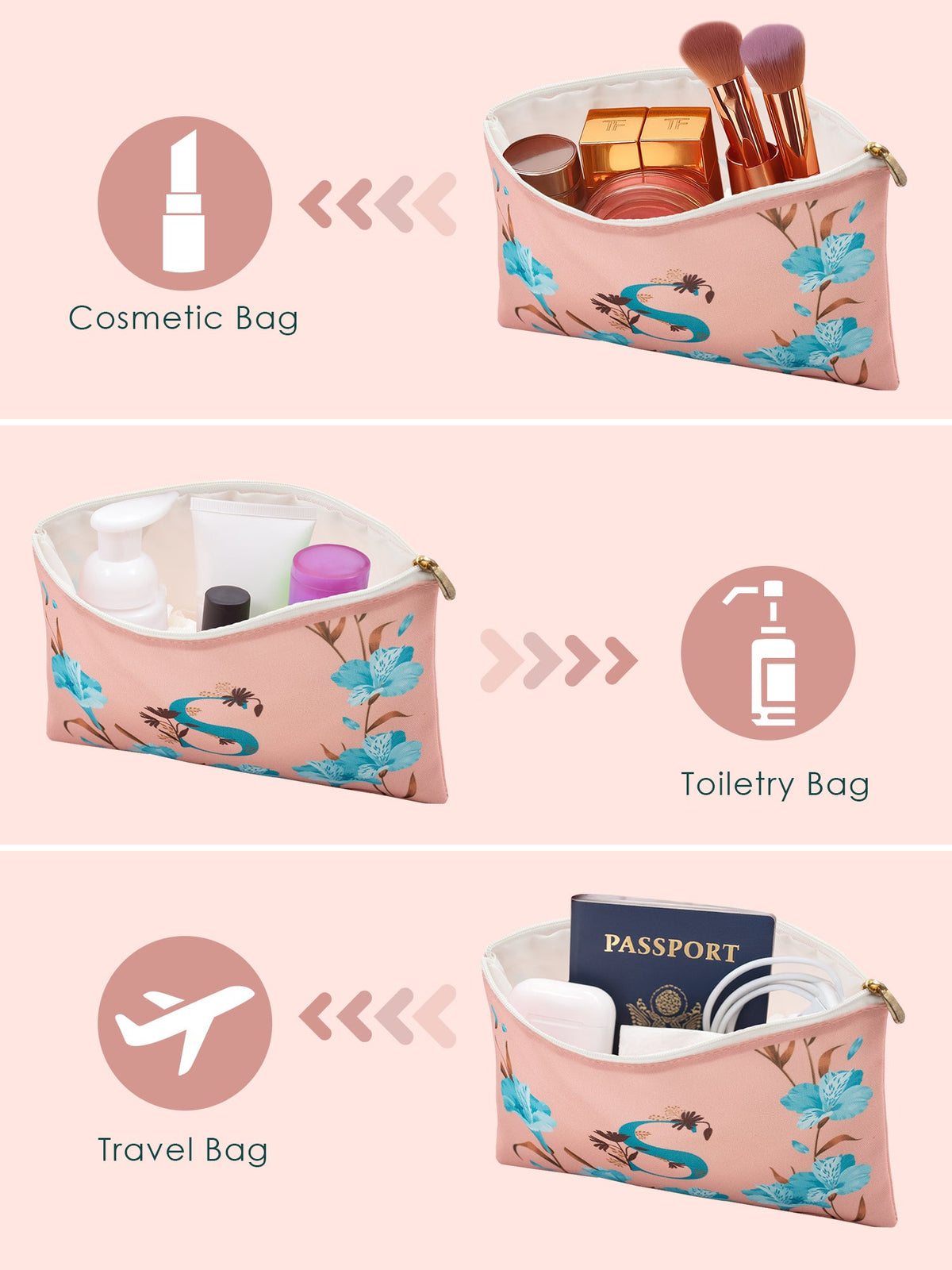 Monogram Pouch - S