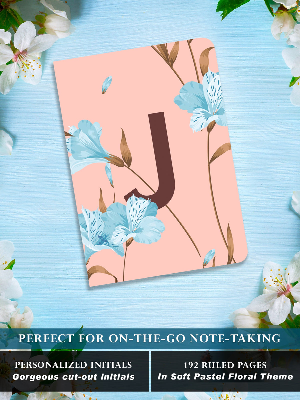 Initial J Monogram Gift Set