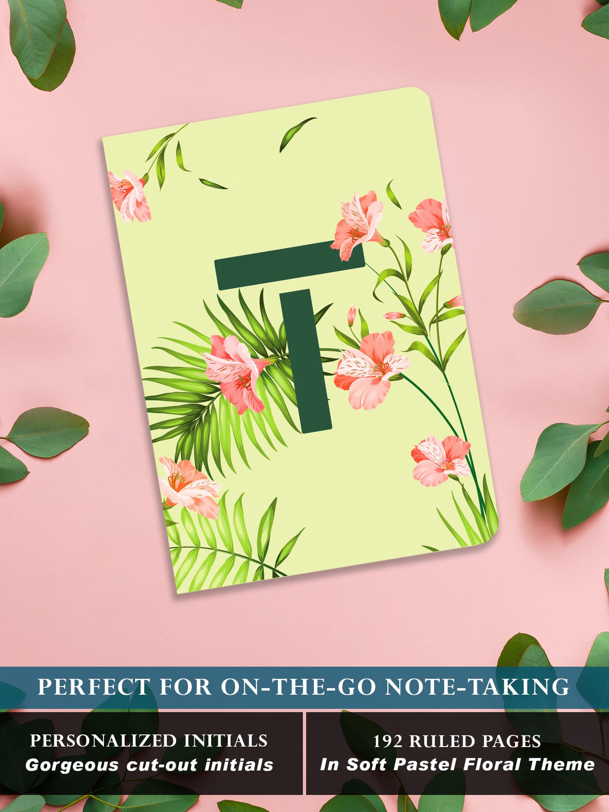 Initial T Monogram Gift Set
