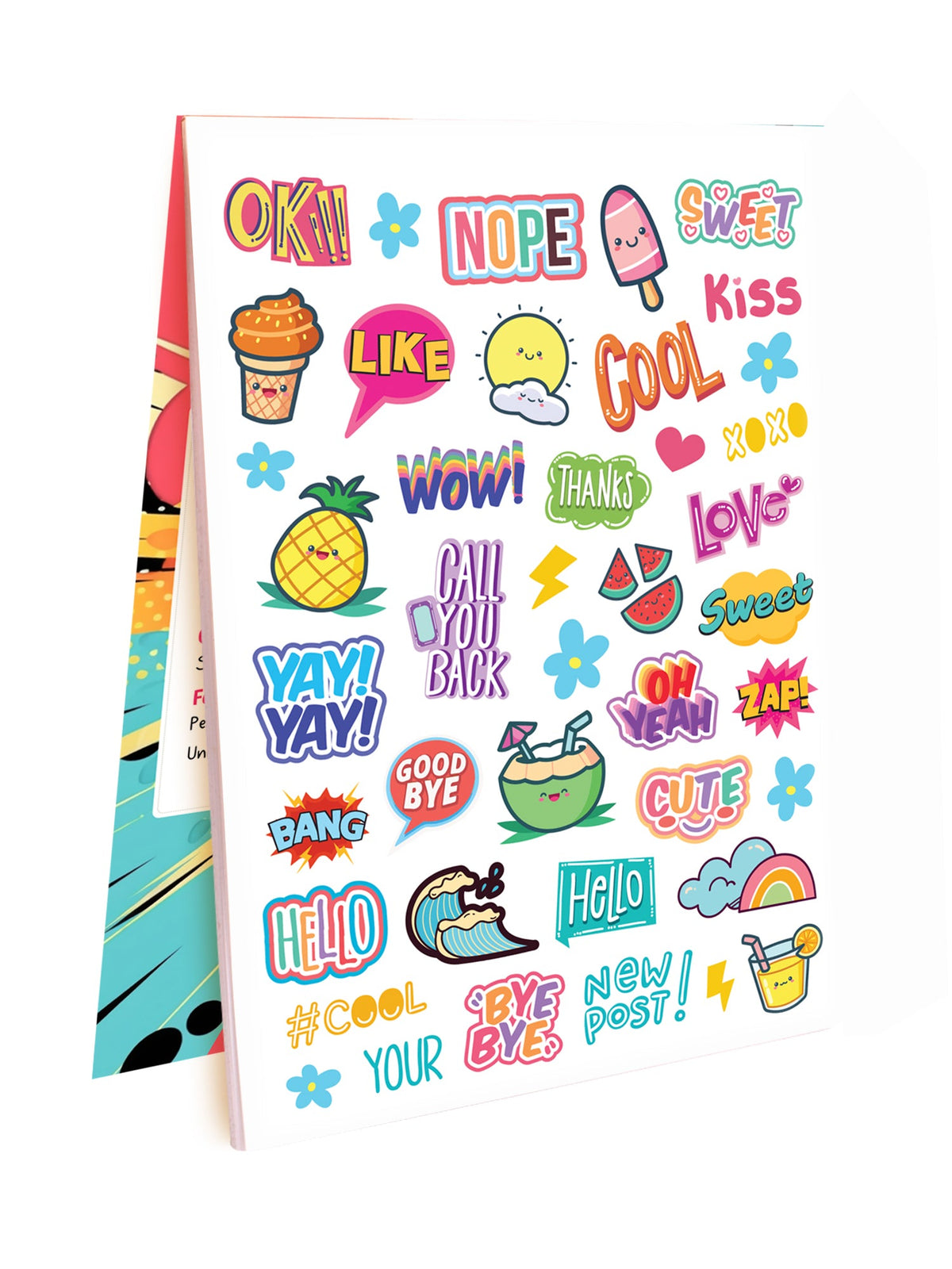 Teen Vibes Sticker Book