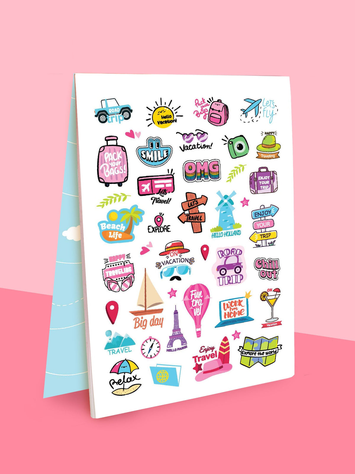 Travelogue Sticker Book