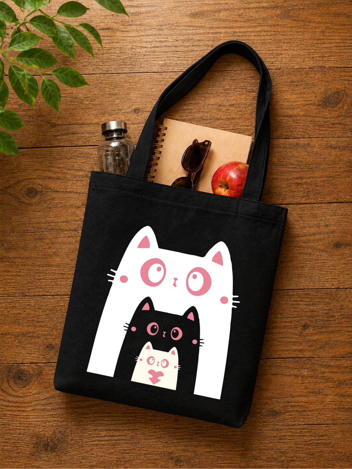 Cat Trio Tote Bag