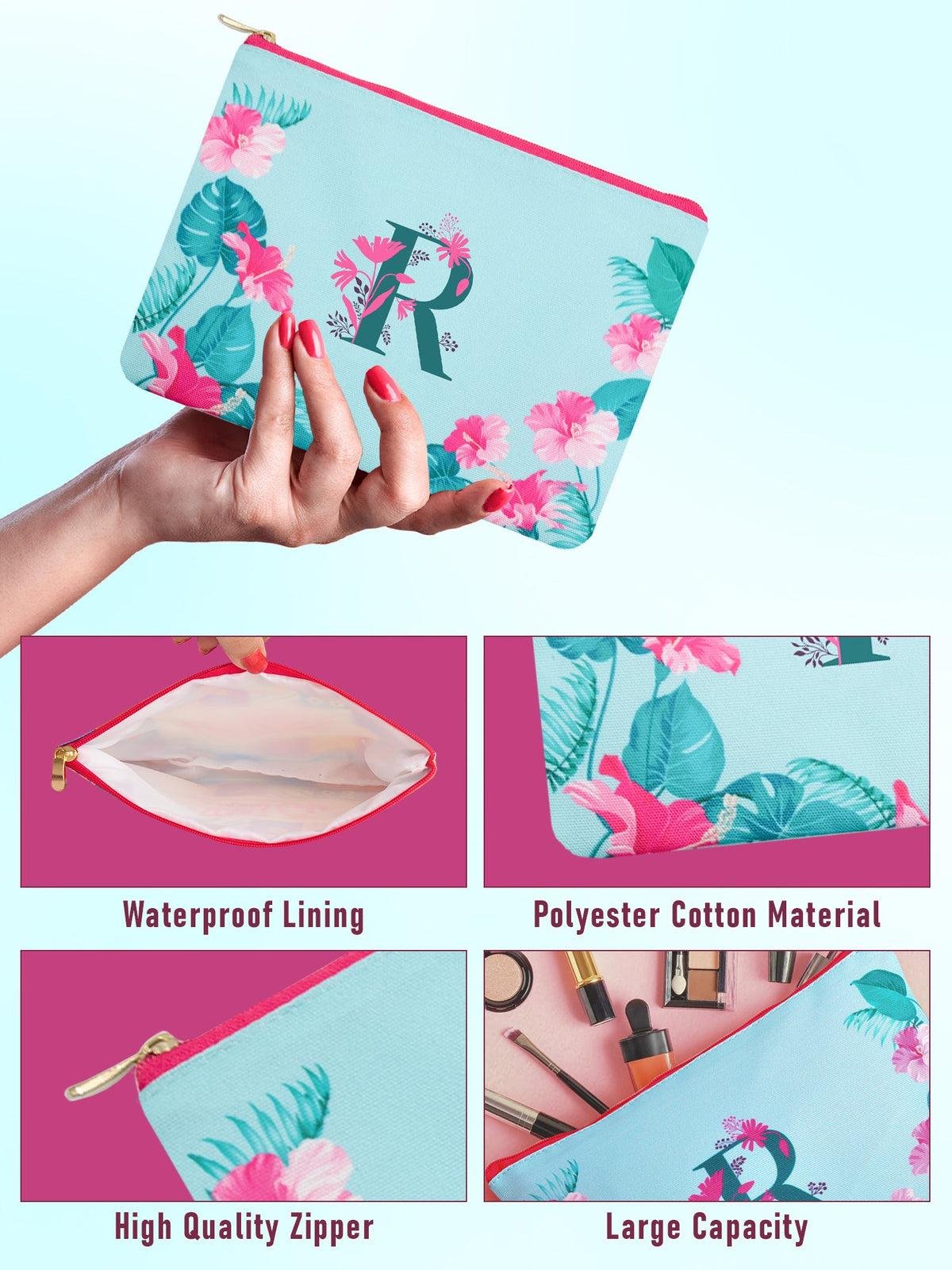 Initial R Monogram Gift Set