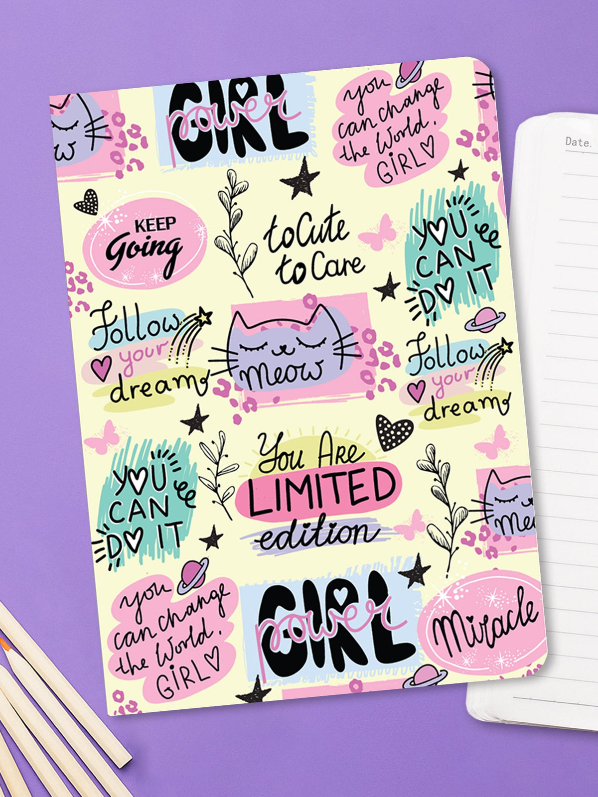 A5 Soft Cover Notebook - Daily Vibes 7