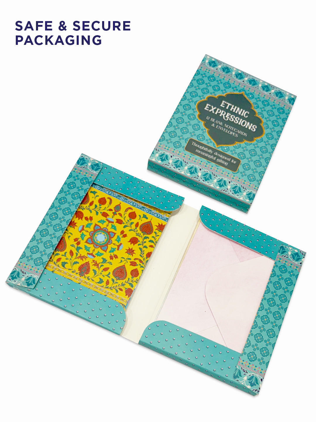 Ethnic Patterns Notecard pack of 12