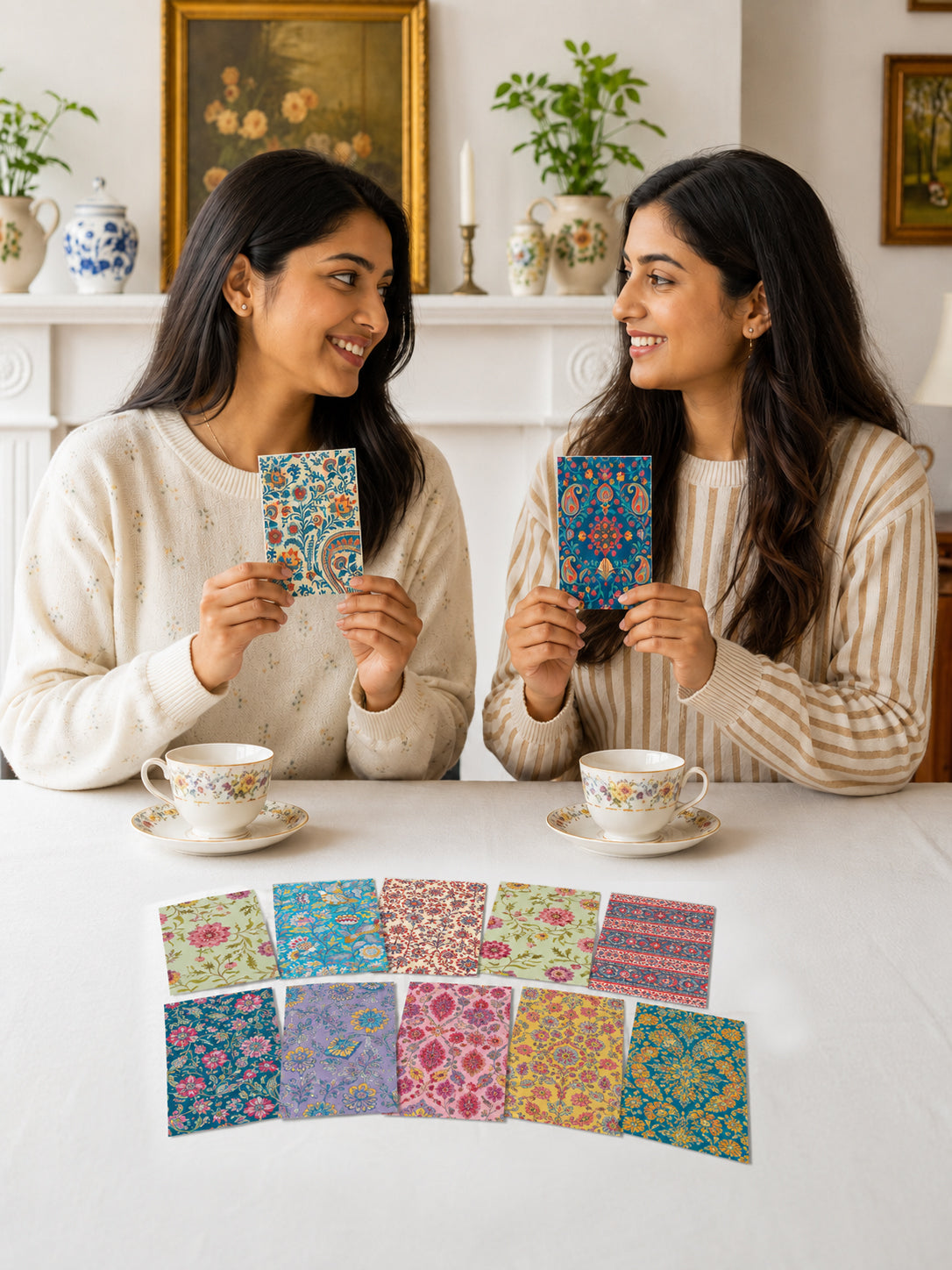 Ethnic Patterns Notecard pack of 24