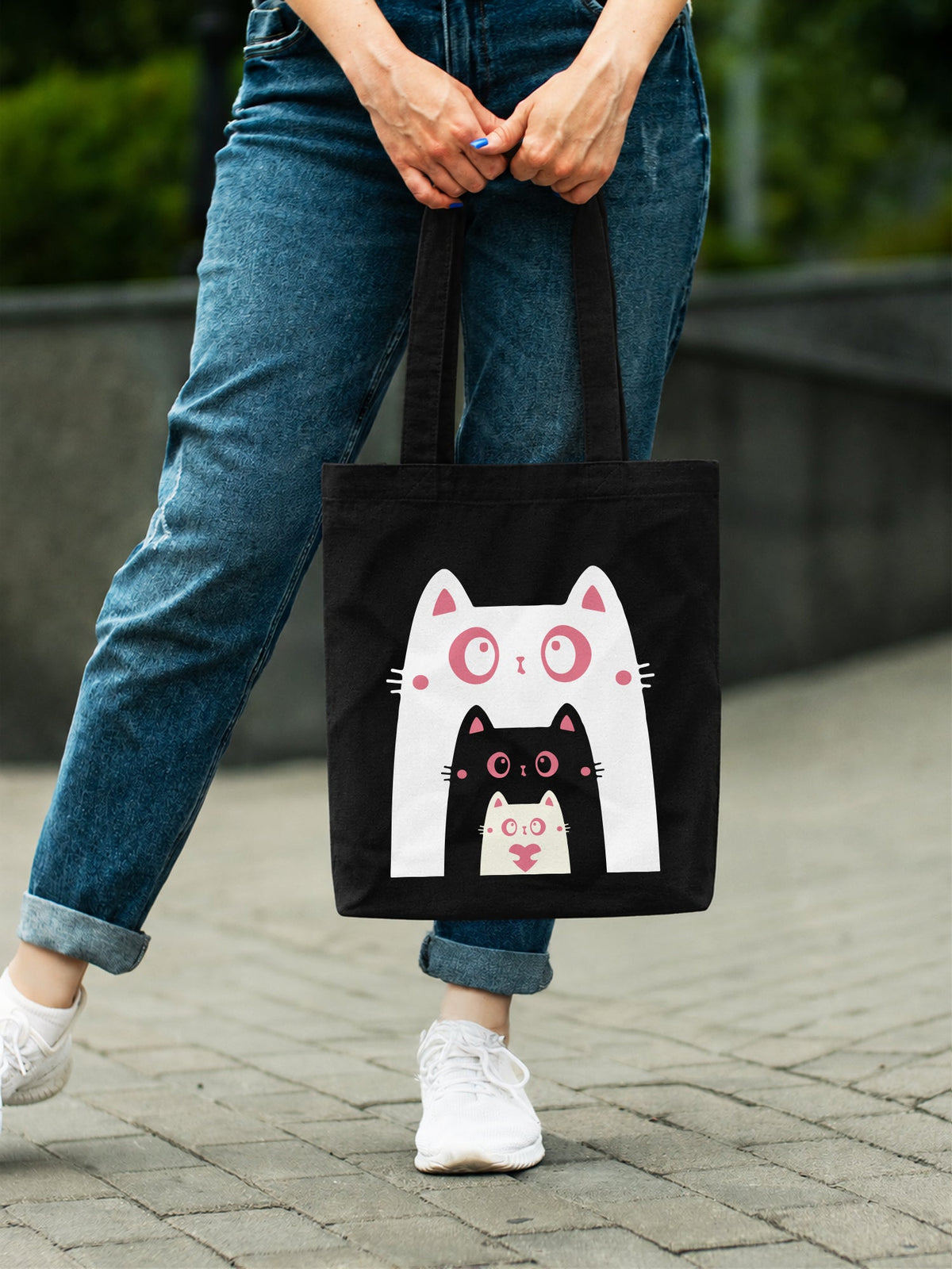 Cat Trio Tote Bag