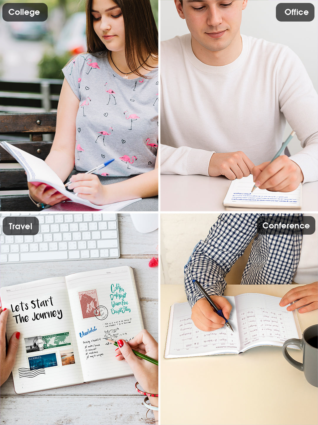 A5 Soft Cover Notebook-Daily Vibes 15