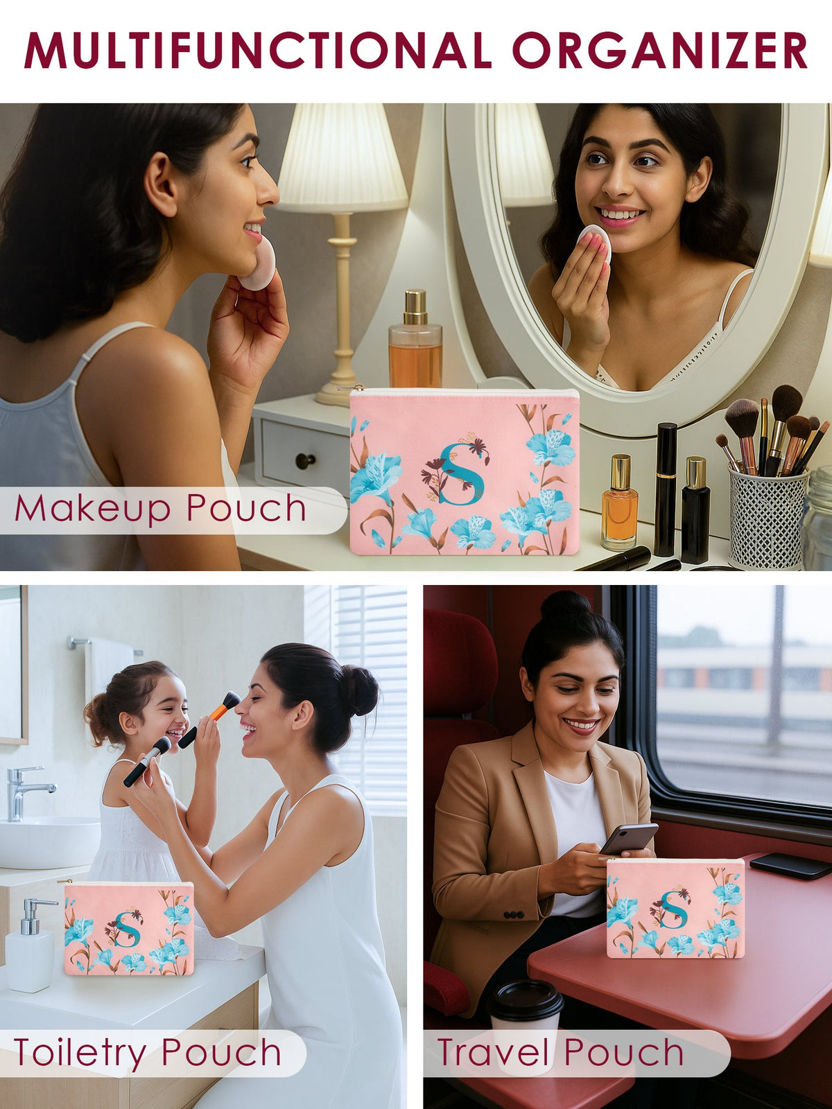 Monogram Pouch - S