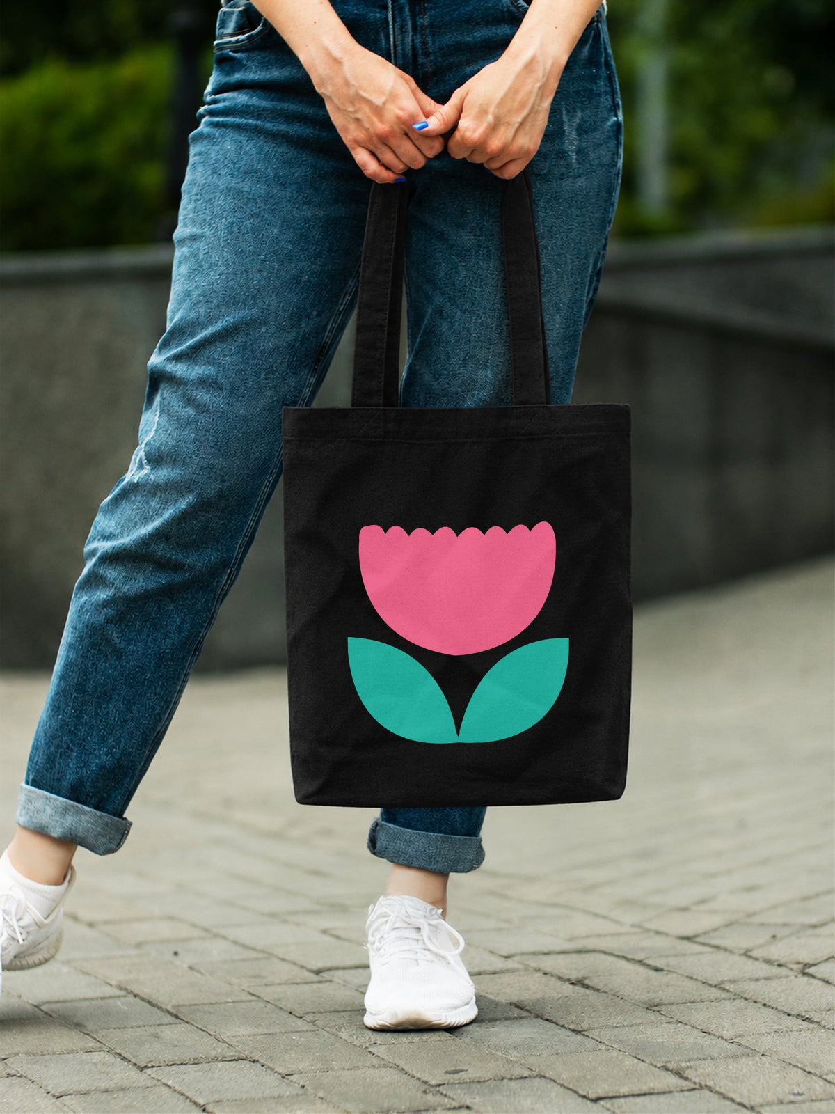 Urban Bloom Tote Bag