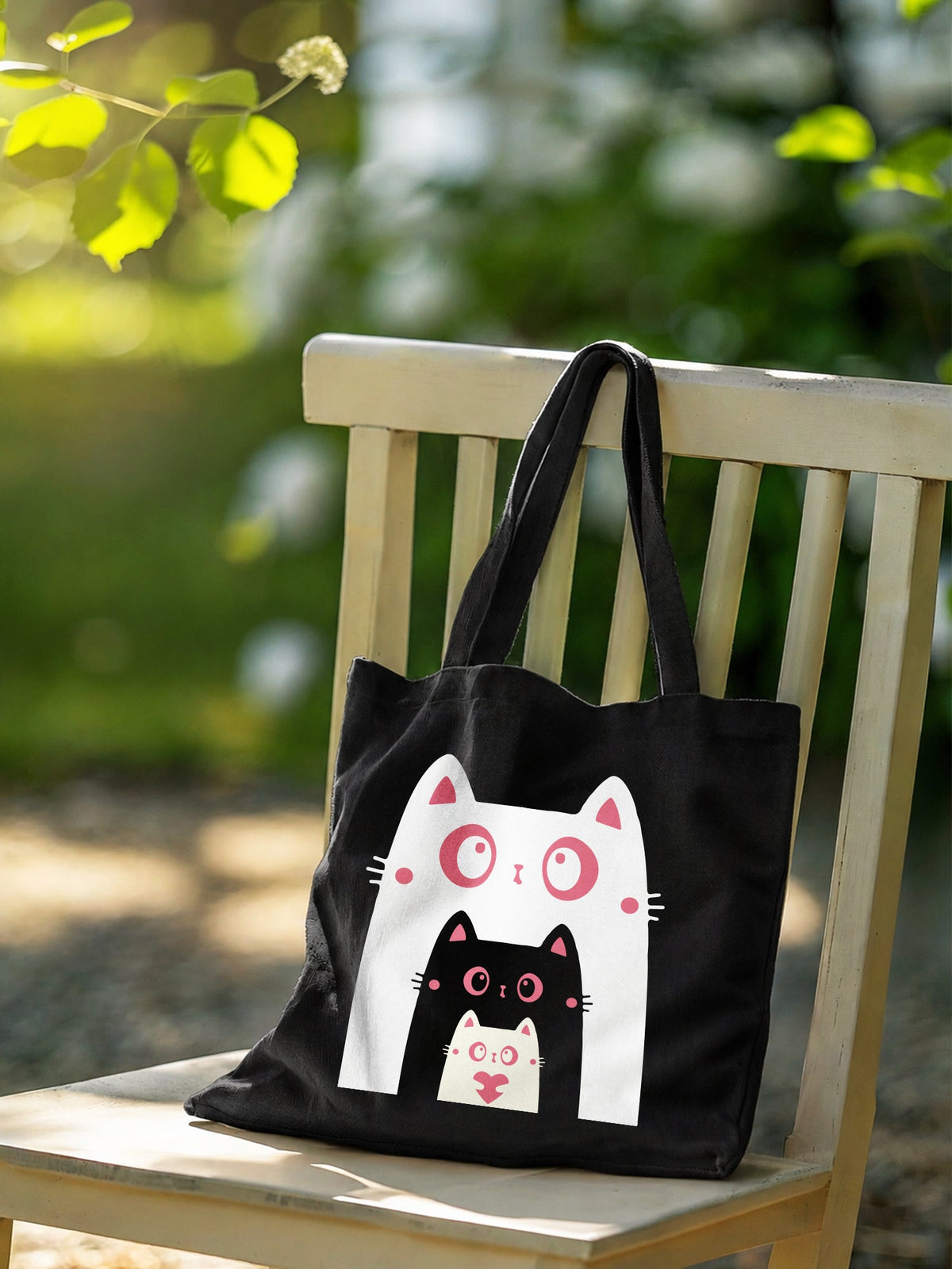Cat Trio Tote Bag