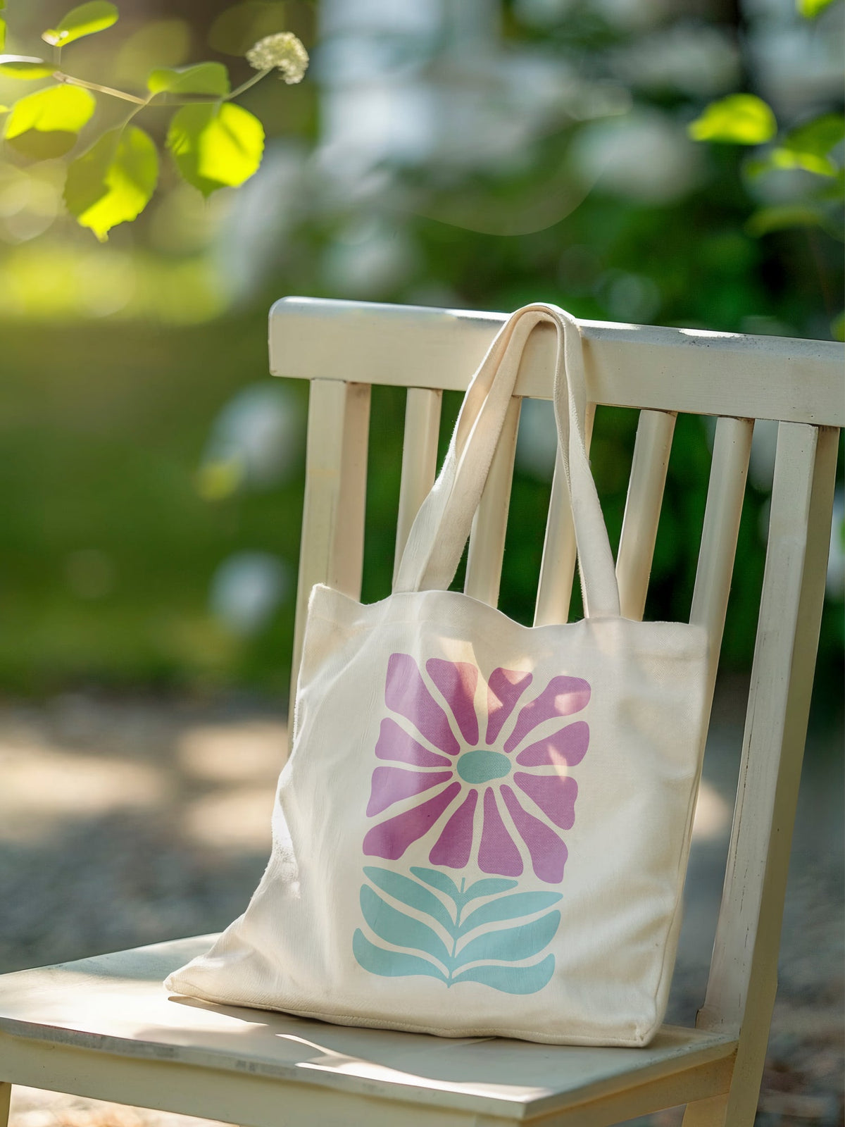 Lilac Bloom Aesthetic Tote Bag