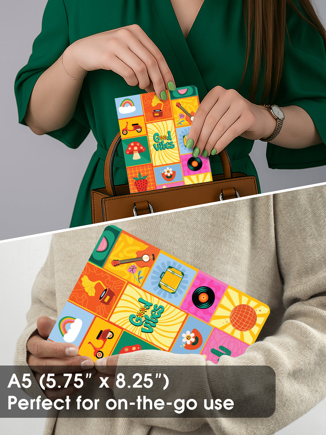 A5 Soft Cover Notebook-Daily Vibes 14