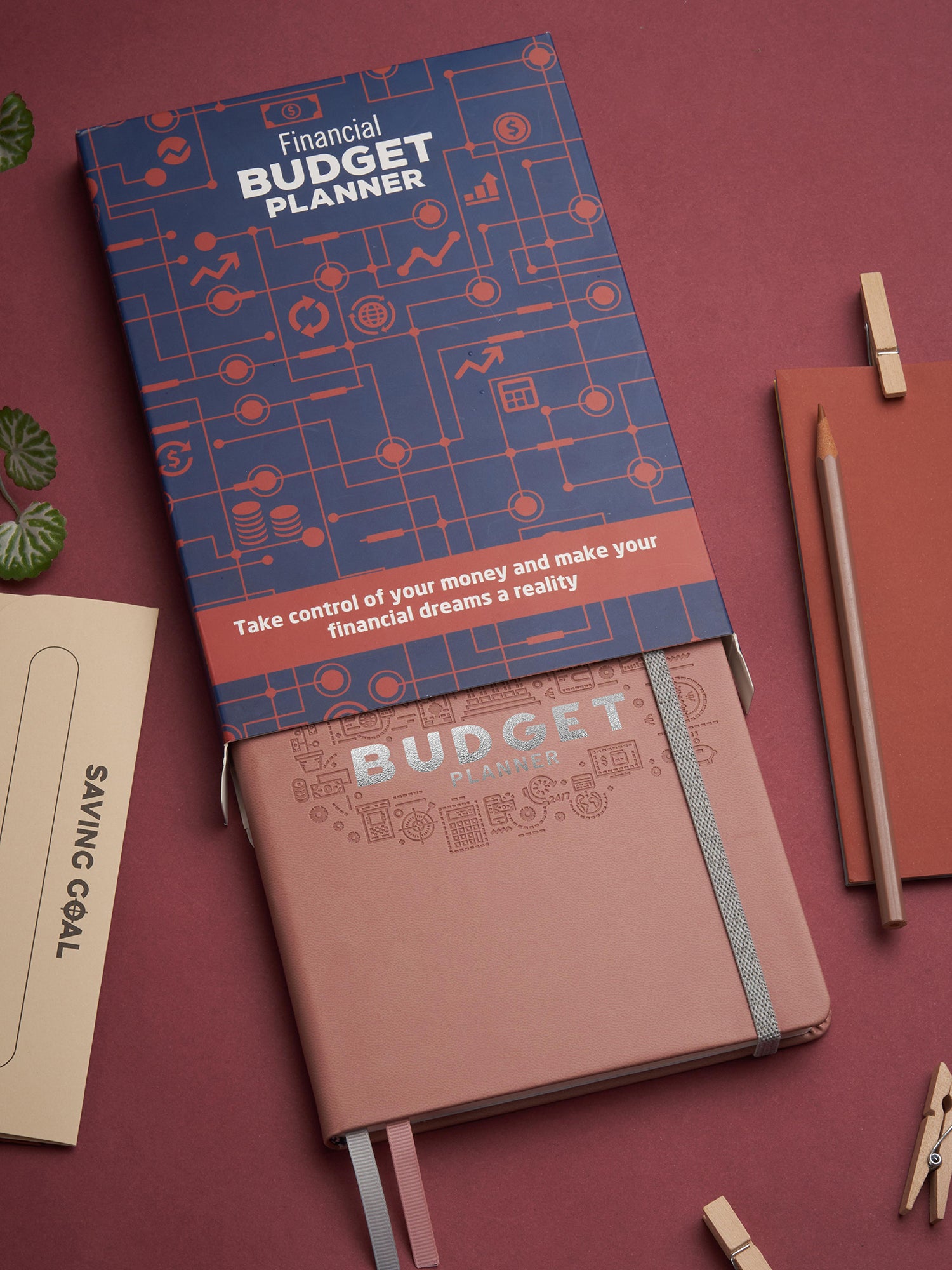 Personalized A5 2024 Undated Hardbound Financial Budget Planner (Budget Boss)