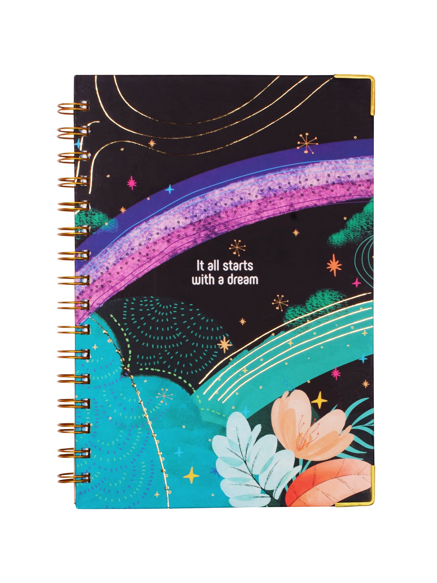 Dreamy Start - Black Daily Planner
