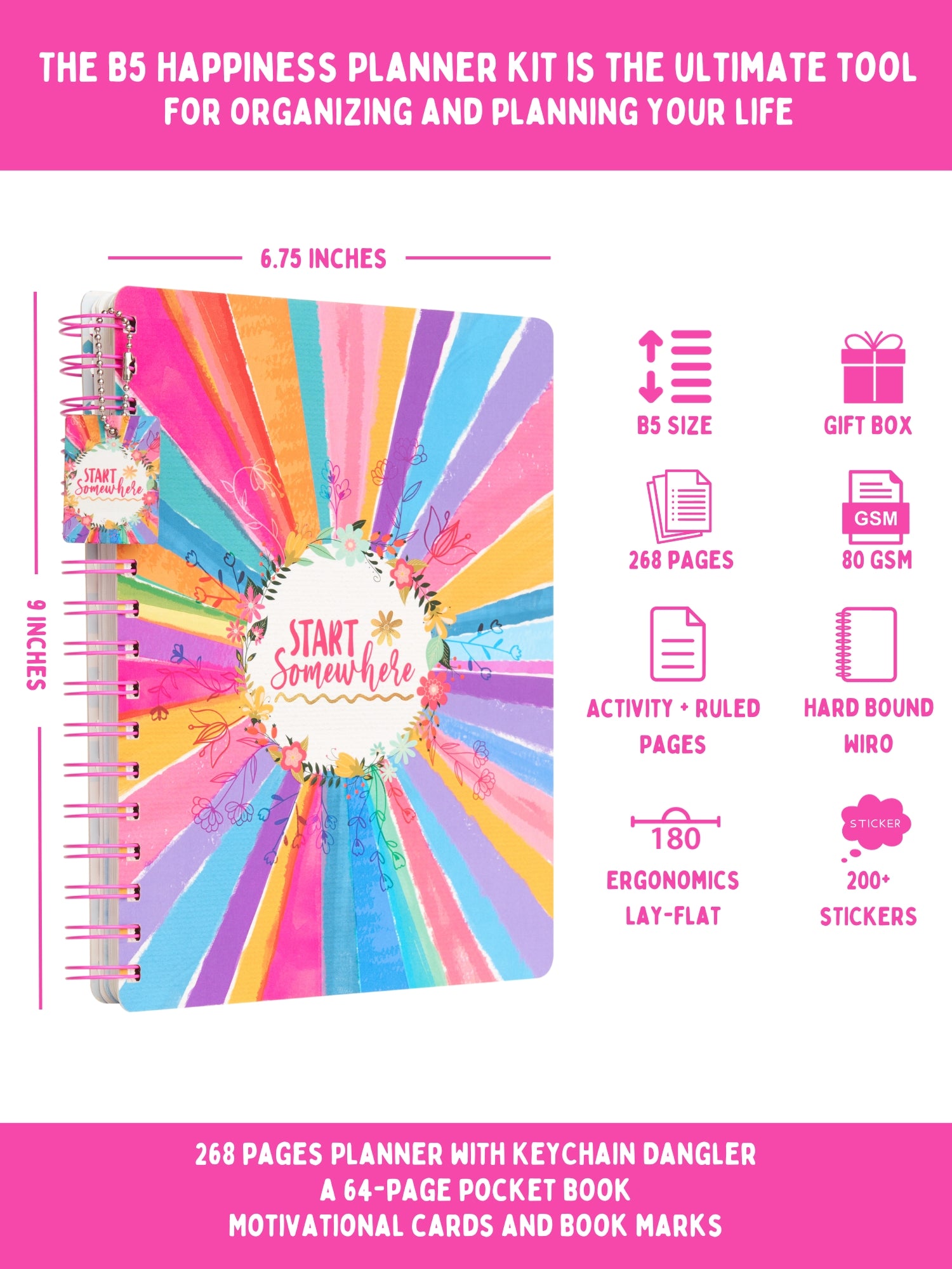 Begin Bright B5 Undated Yealy Planner Kit