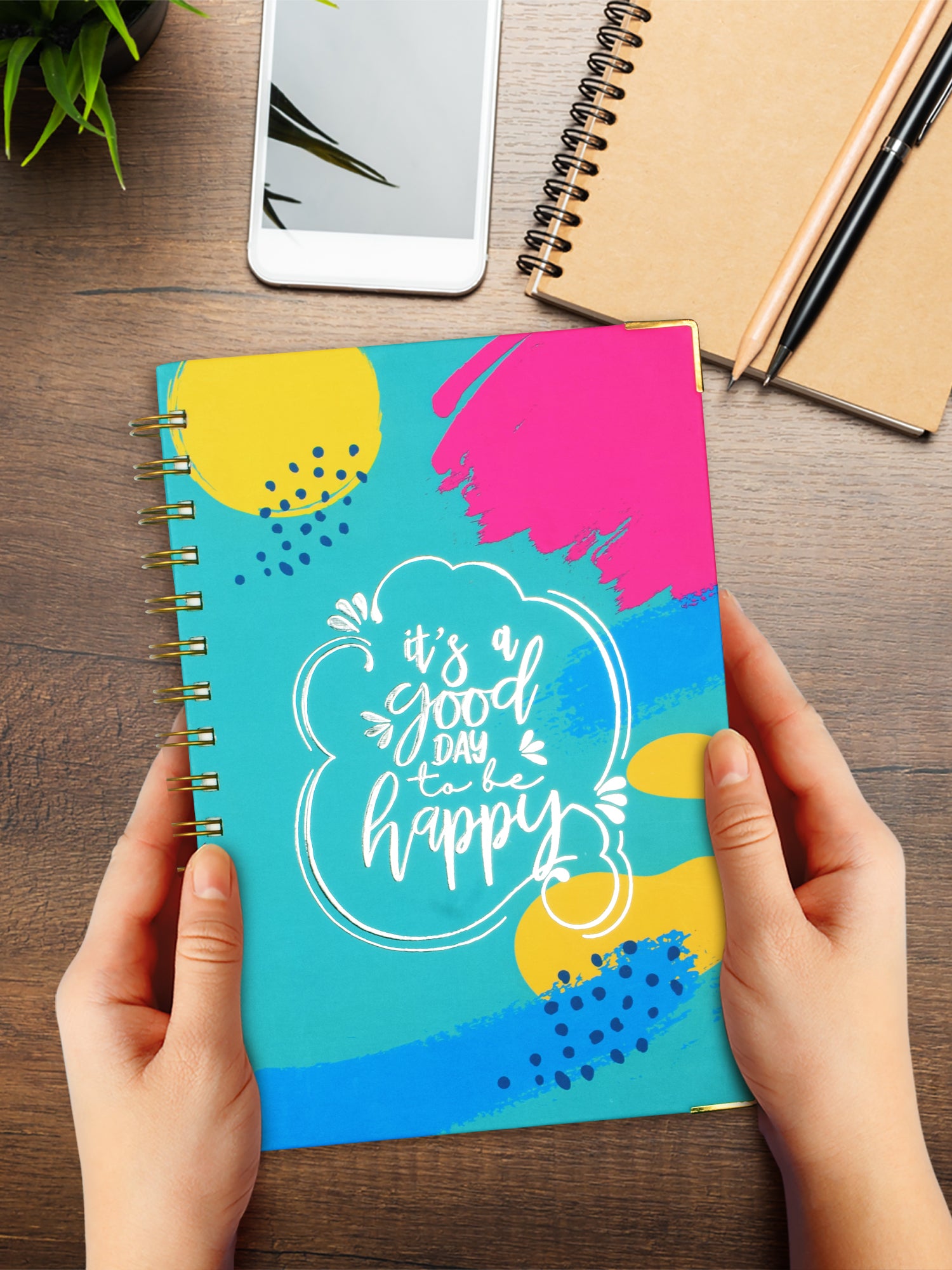 Happy Day - Blue Daily Planner