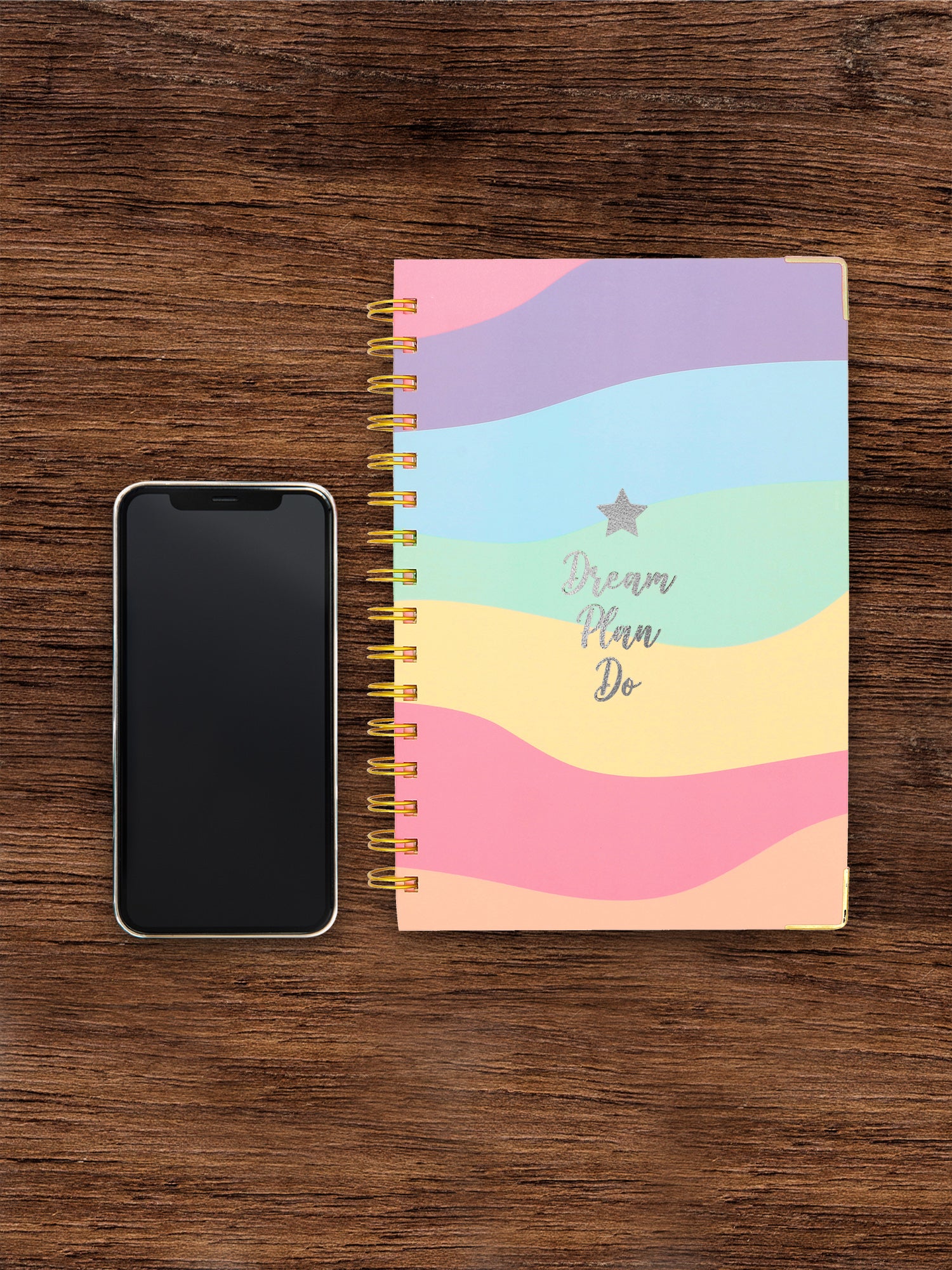Pastel Rainbow - Plans Daily Planner