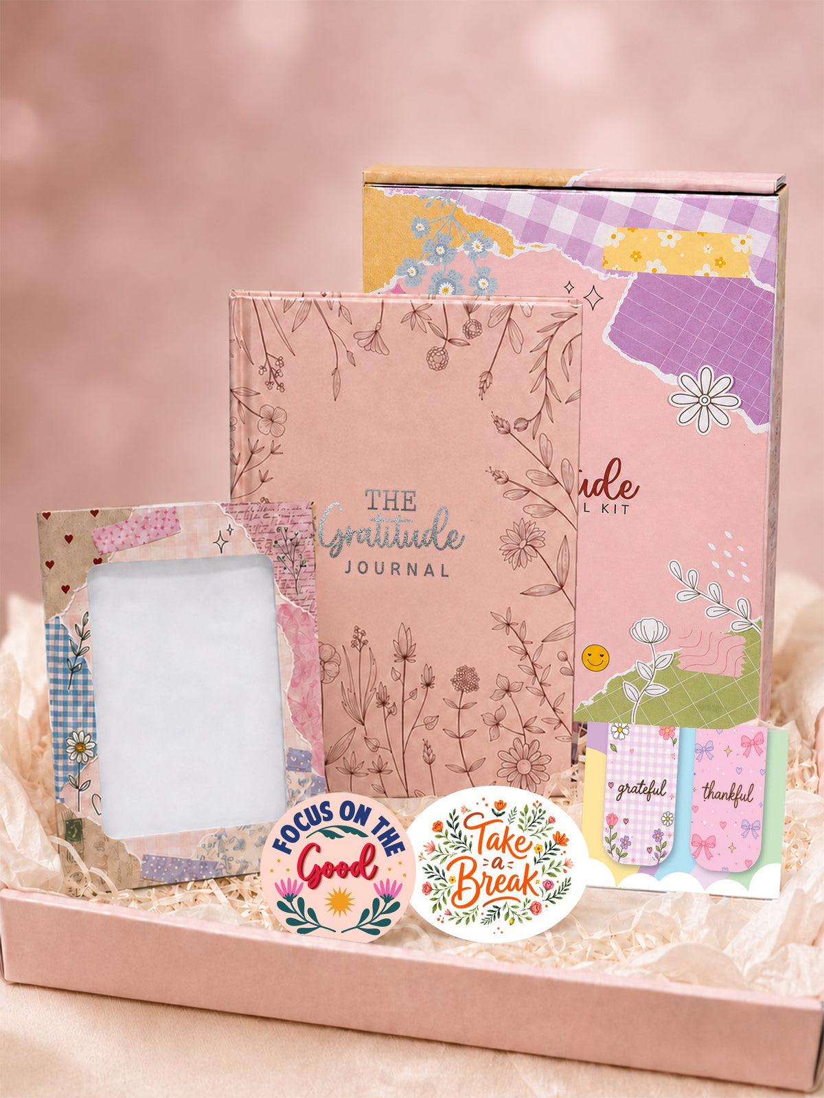 Blooming Grace Guided Gratitude Journal for Daily Mindfulness & Self-Care
