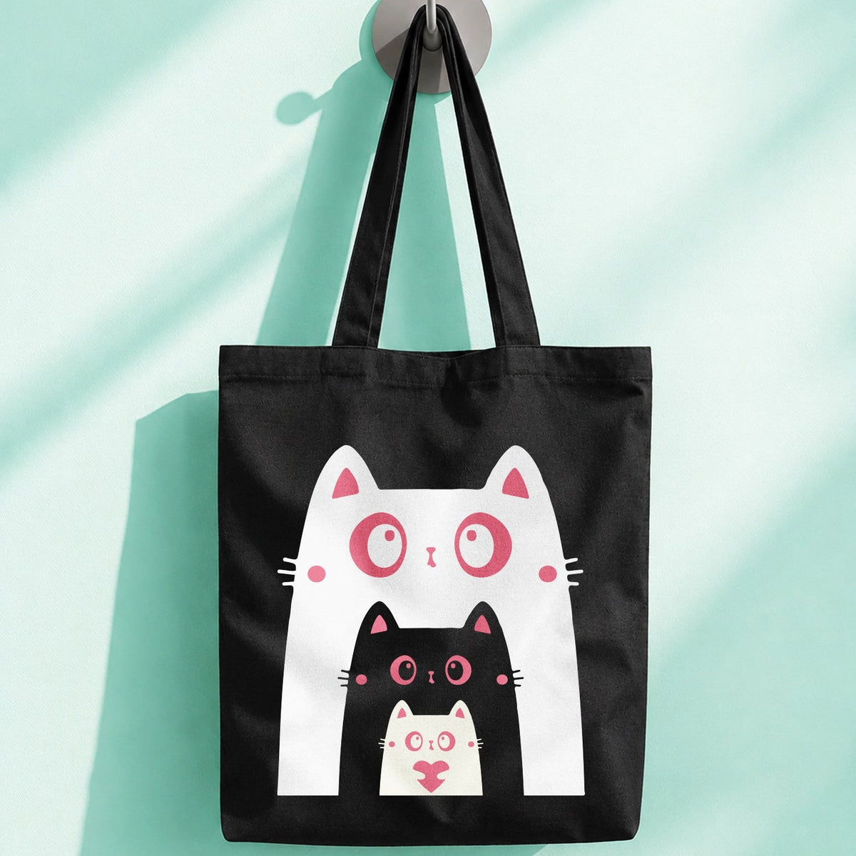 Cat Trio Tote Bag