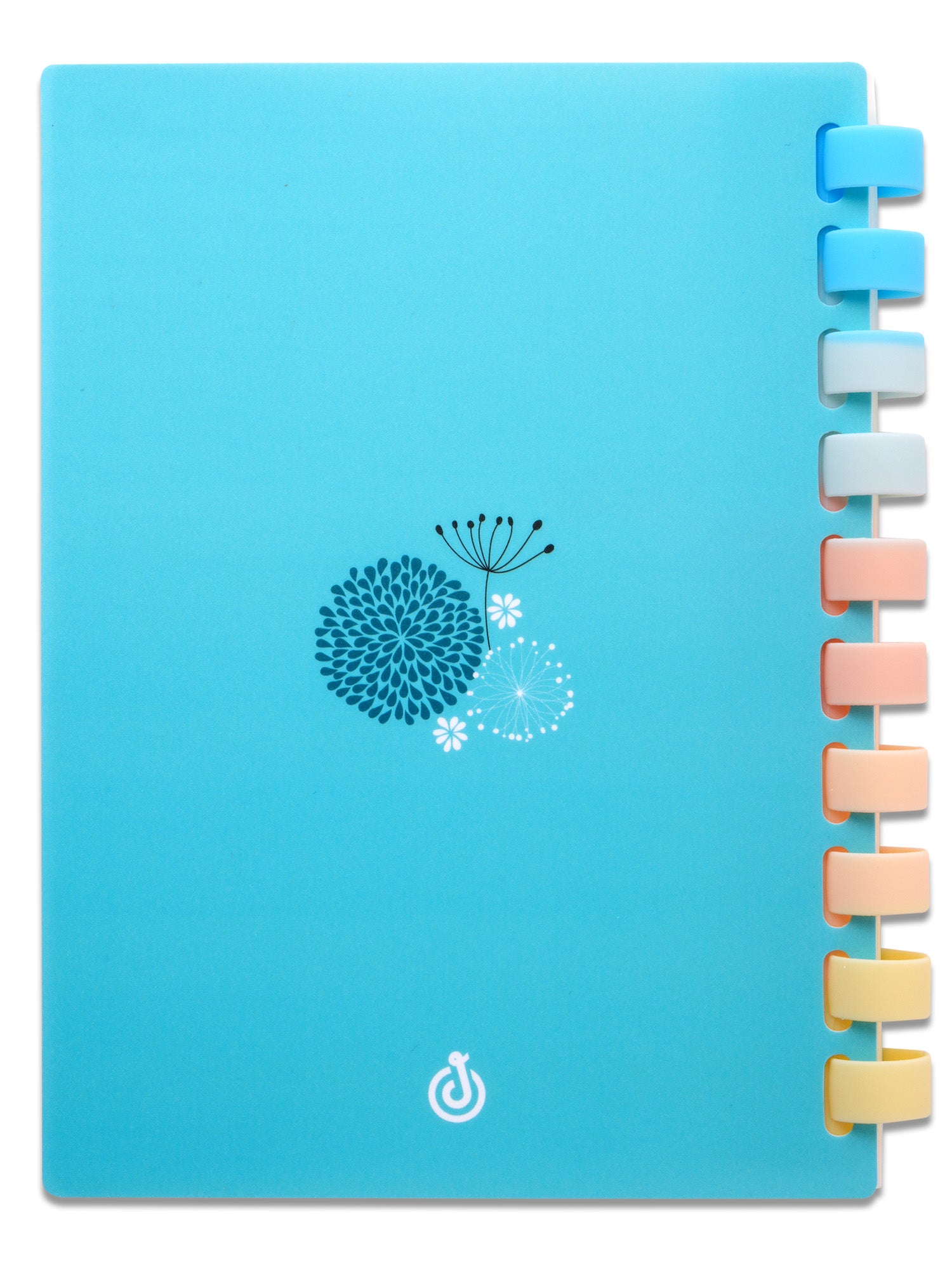 A5 Refillable Soft Wiro Notebook with Pen Set - Soft Blooms