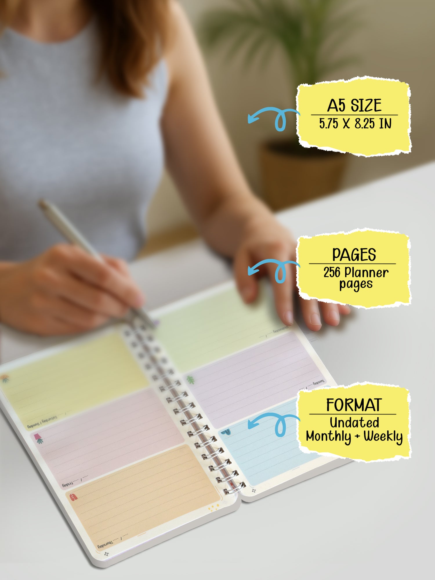 A5 Dream Life Undated Yearly Planner - Daily Drive - View 11