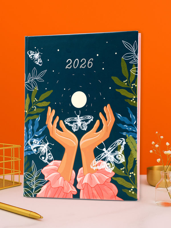 B5 Undated Yearly Planner - Wings of Change