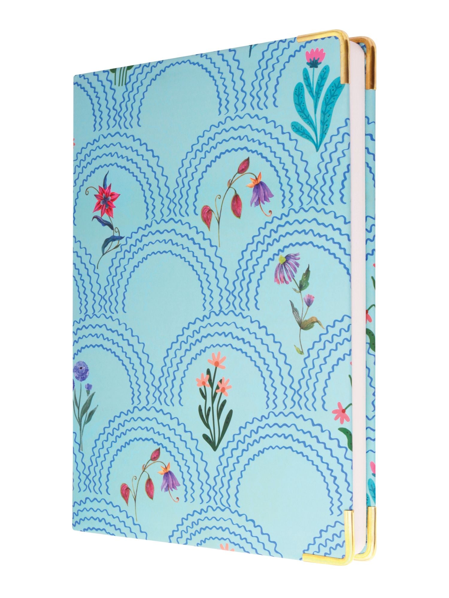 A5 Notebook with Metal Corners - Arched Elegance