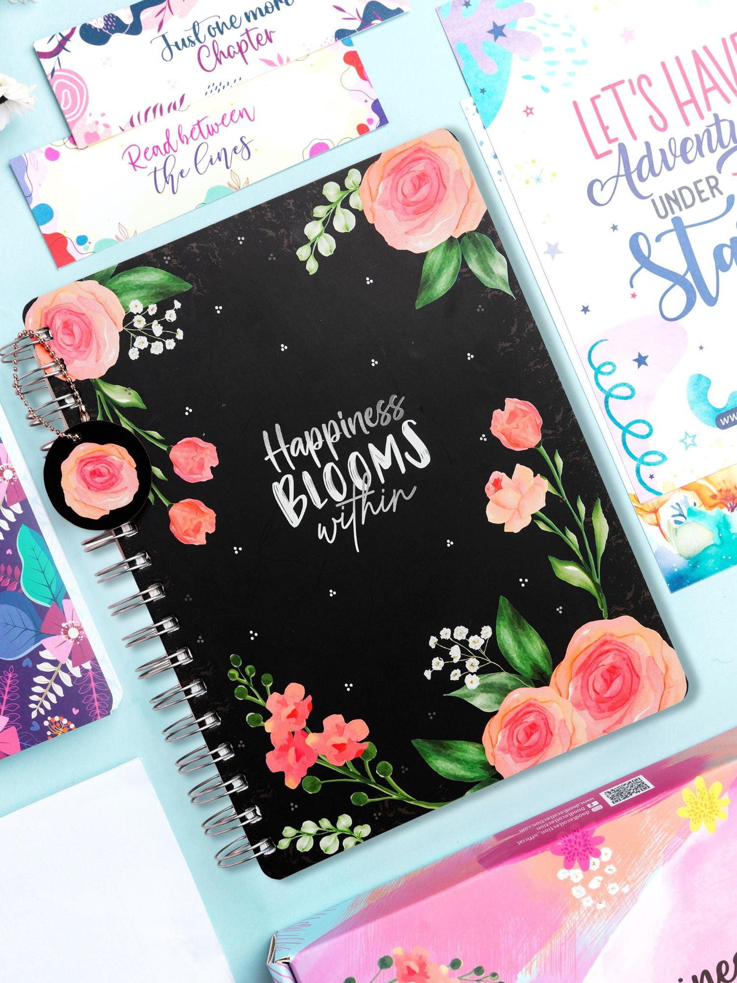 B5 Undated Yearly Planner Kit - Blushing Blossom